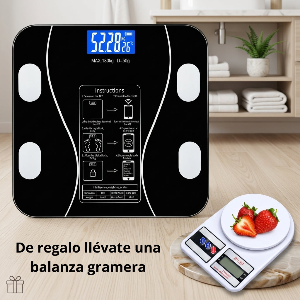 Balanza Inteligente Digital Bluetooth